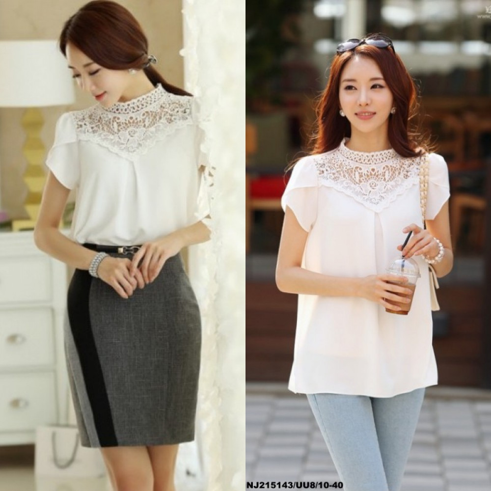 NJ EuropeFashion Lovely Embroidery Top NJ EuropeFashion Lovely Embroidery Top