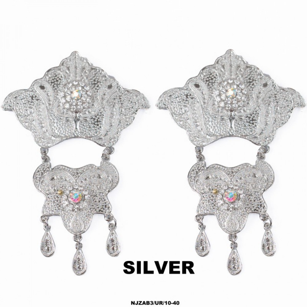 NJ AccessoriesCollections Dokoh Brooch Traditional w Crystal Stone (2 Layer) NJ AccessoriesCollections Dokoh Brooch Traditional w Crystal Stone (2 Layer)