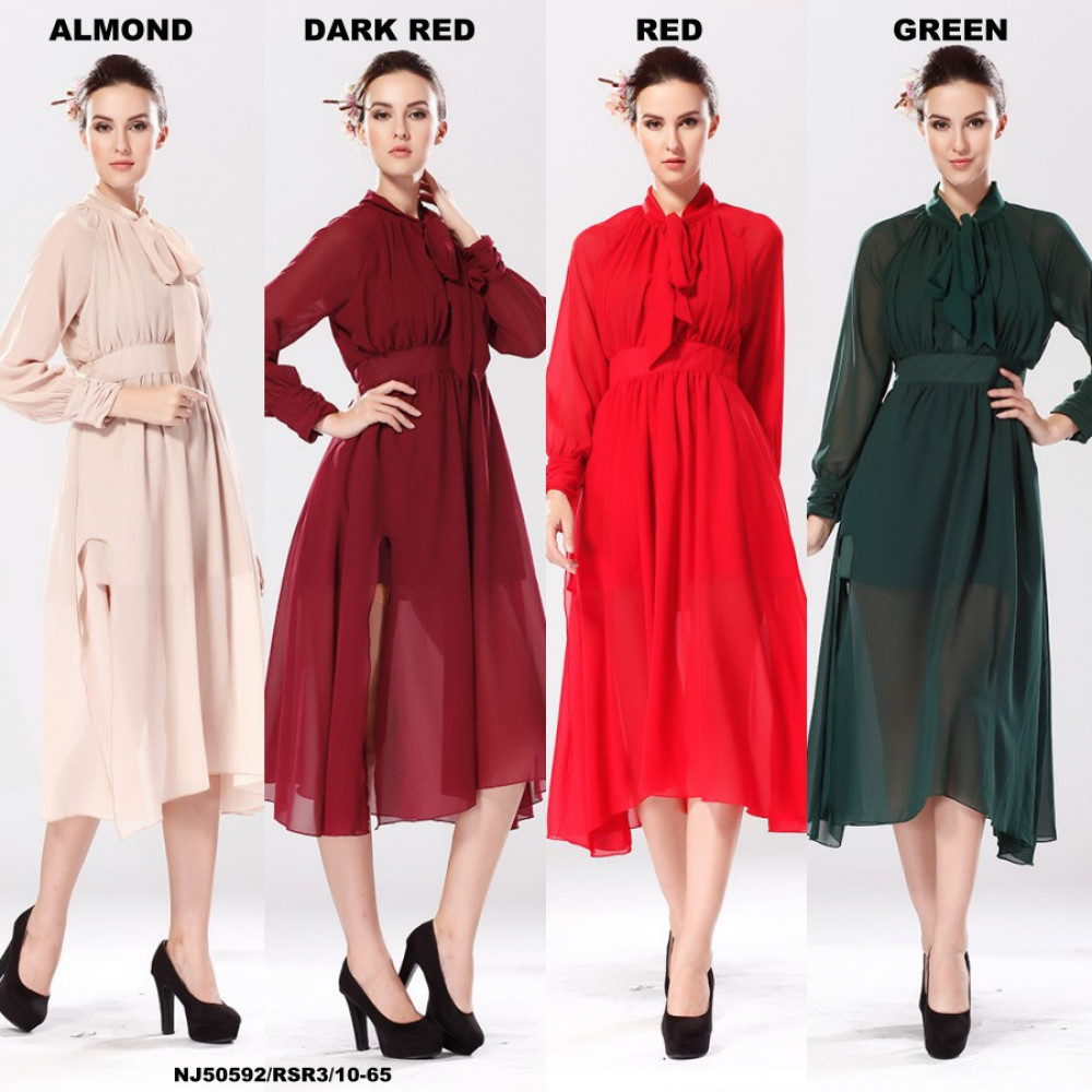 NJ EuropeFashion Stylish Chiffon Dress NJ EuropeFashion Stylish Chiffon Dress