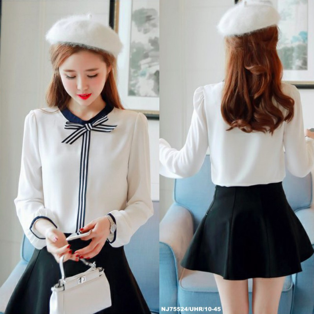 NJ Fashion Cute Ribbon Top NJ Fashion Cute Ribbon Top