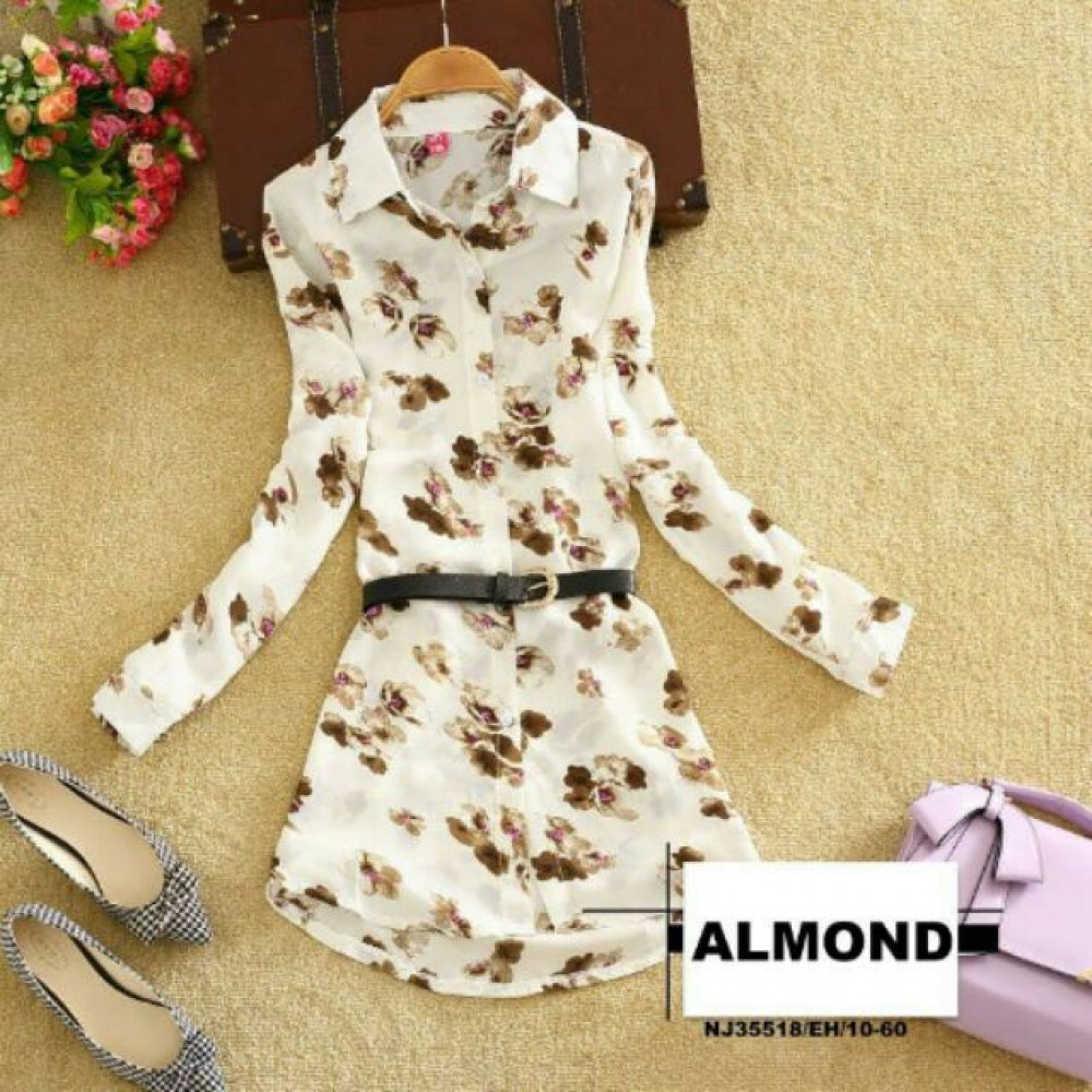 NJ EuropeFashion Chiffon Long OL Top NJ EuropeFashion Chiffon Long OL Top