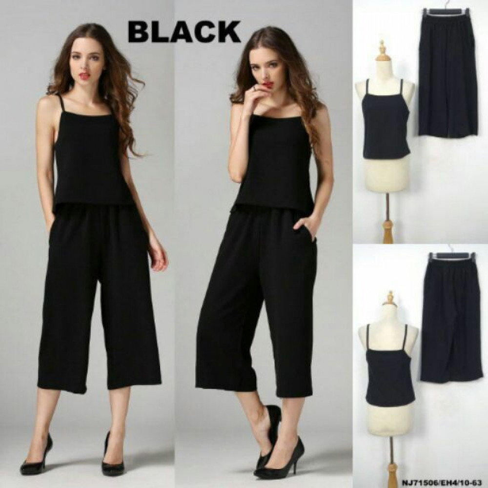 NJ Fashion Top and Pant Black (1 Set) NJ Fashion Top and Pant Black (1 Set)