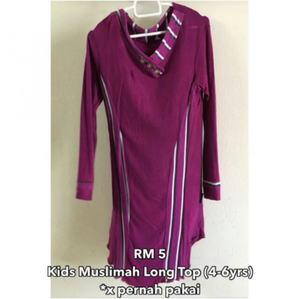 NJ Kids Muslimah Long Top NJ Kids Muslimah Long Top
