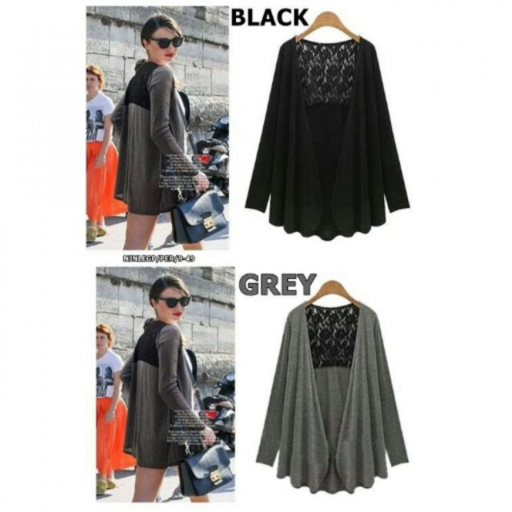 NJ EuropeFashion Elegant Lace Design Cardigan NJ EuropeFashion Elegant Lace Design Cardigan