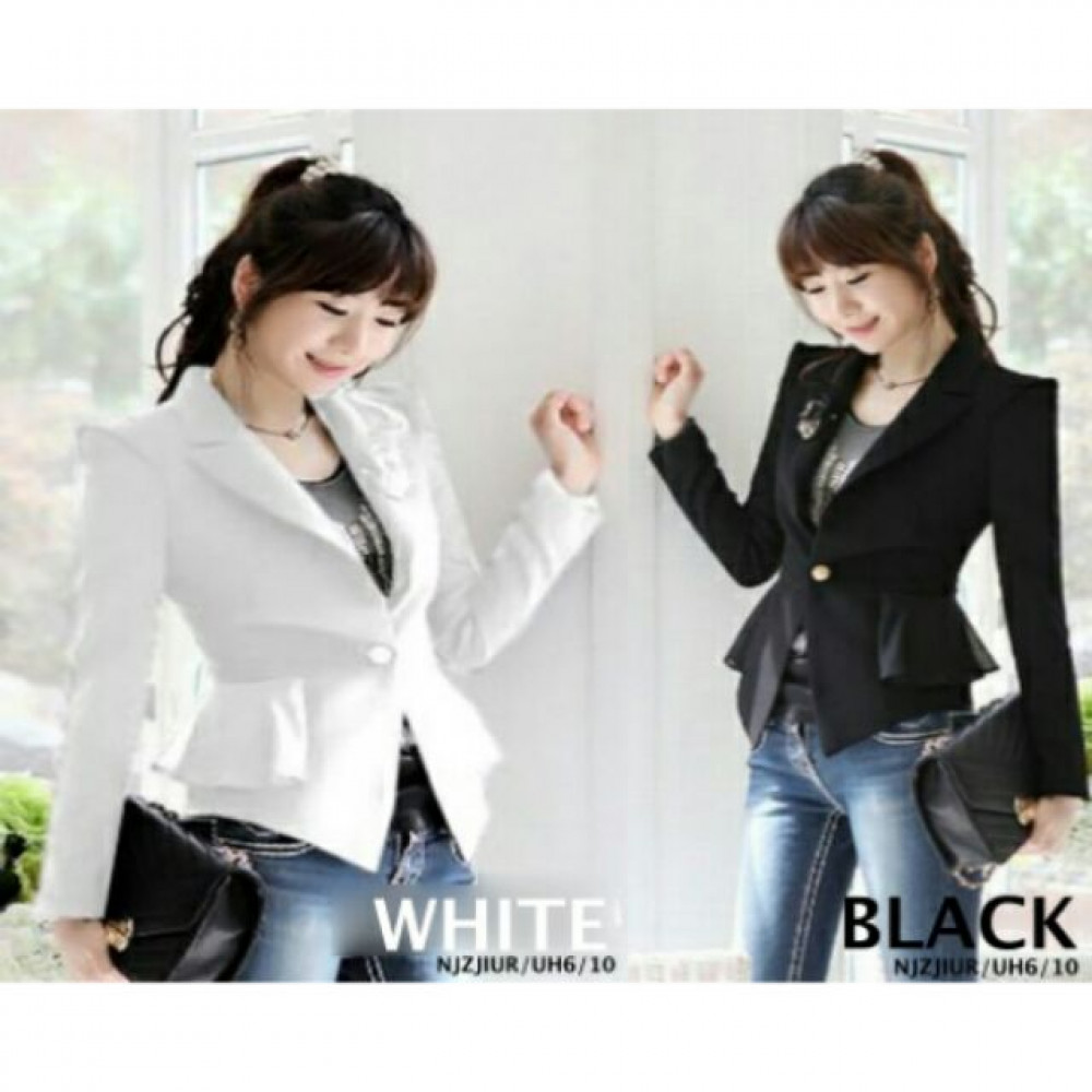 NJ Fashion Stylish One Button Women Blazer NJ Fashion Stylish One Button Women Blazer