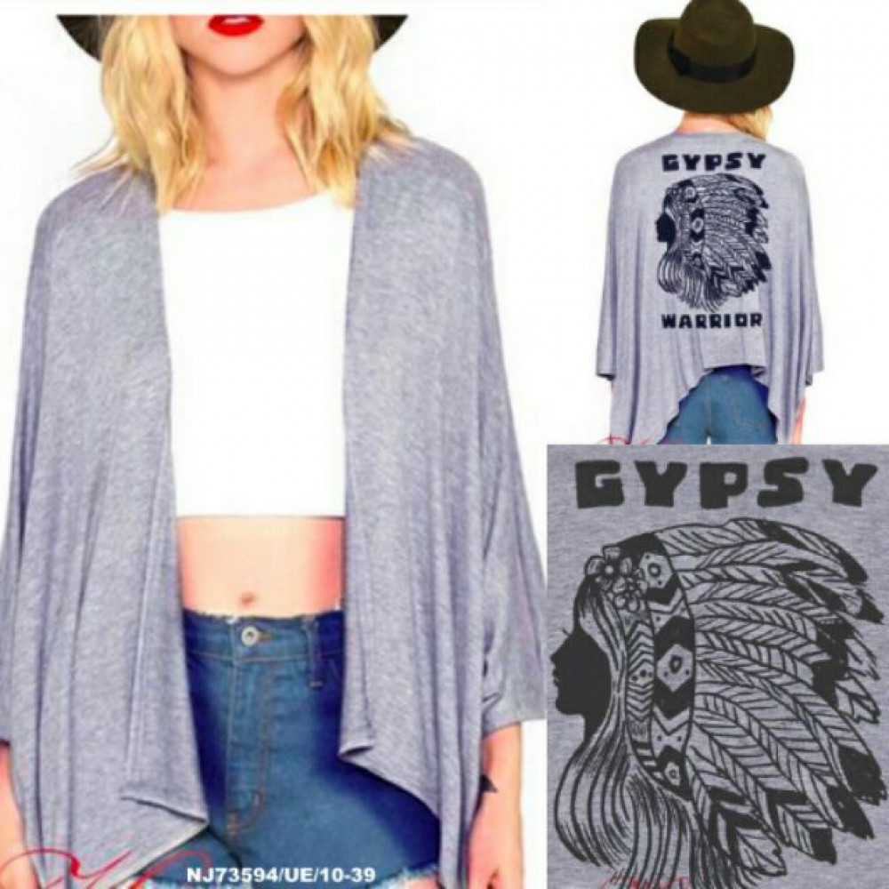 NJ Fashion Cardigan Grey NJ Fashion Cardigan Grey