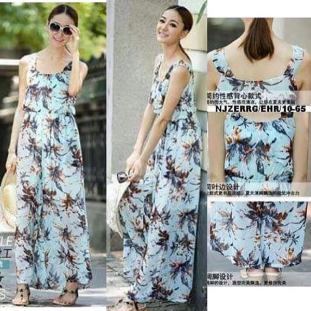 Bohemian Chiffon Long Jumpsuit Bohemian Chiffon Long Jumpsuit