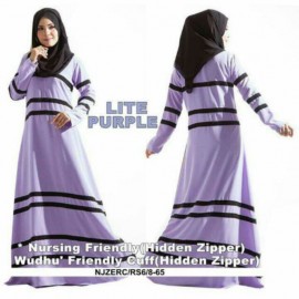 image of READY STOCK❗ NJ ExclusiveCollections Elegant Lining Design Modern Jubah Dress