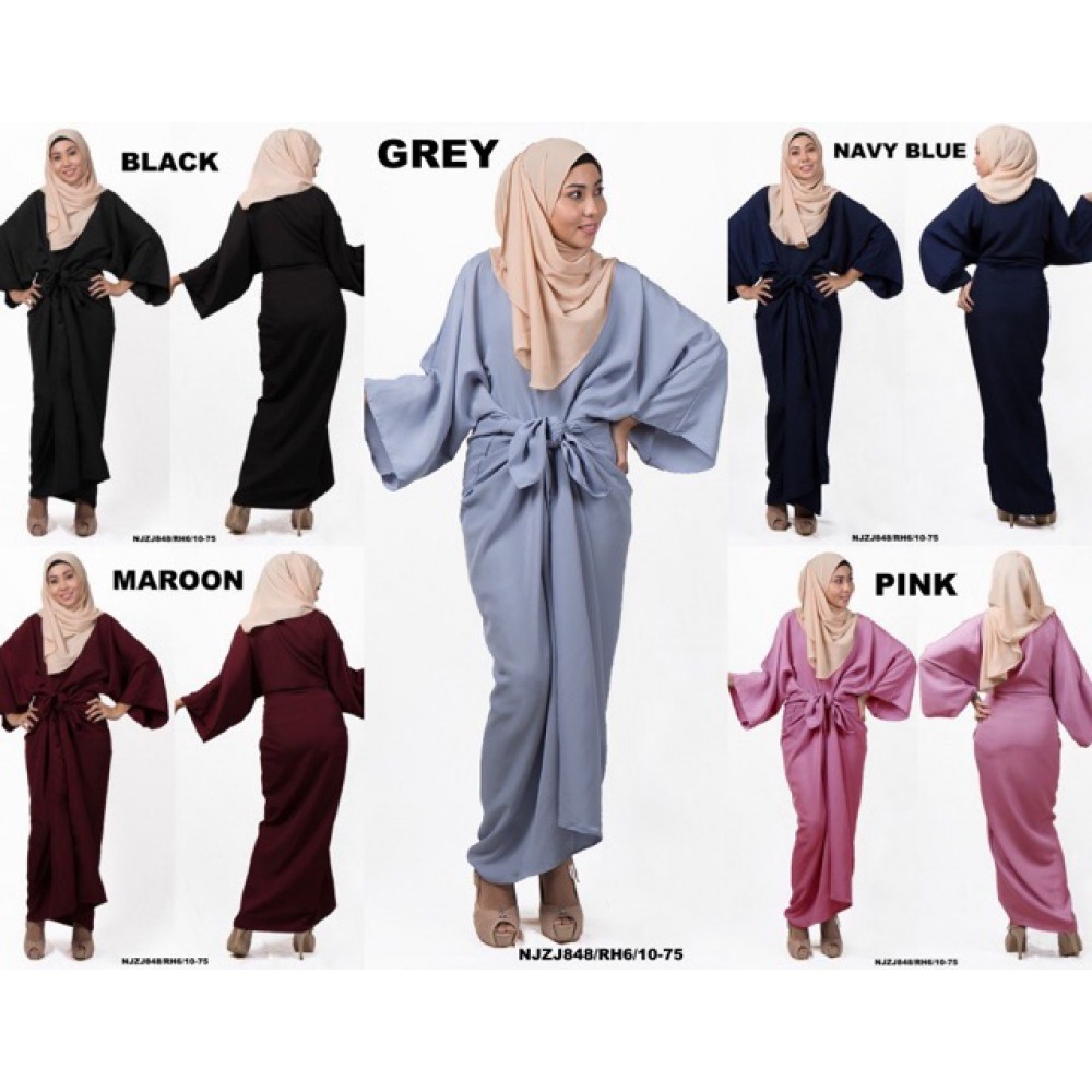 READT STOCK❗ NJ Fashion Wrap Front Dress READT STOCK❗ NJ Fashion Wrap Front Dress
