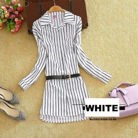 image of NJ Europe Fashion High Quality Chiffon Long OL Top