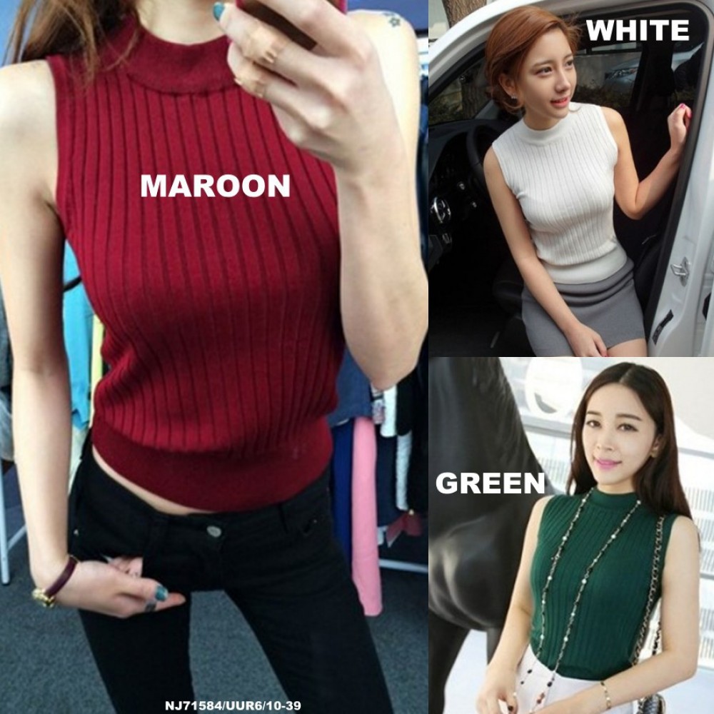 NJ Fashion Trendy Sleeveless Knit Top NJ Fashion Trendy Sleeveless Knit Top