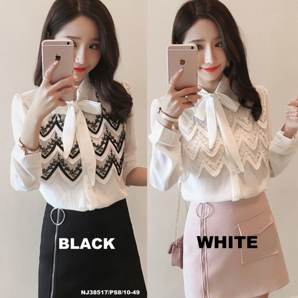 NJ Europe Fashion Pretty Lace OL Top NJ Europe Fashion Pretty Lace OL Top