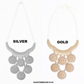 image of Korea NJ Accessories Collections Elegant Ethnic Necklace