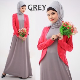 image of CLEARANCE SALE Korea NJ SEOUL 3 IN 1 Stylish Cardigan with Inner Dress