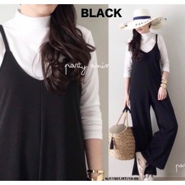 image of READYSTOCK NJ Fashion Hotselling Trendy Jumpsuit (FREE LongSleeves Inner Top)