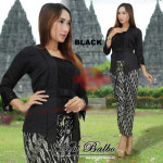 NJ Boutique Exclusive Collections Bali Balbo Kebaya with Printed Batik Skirt 