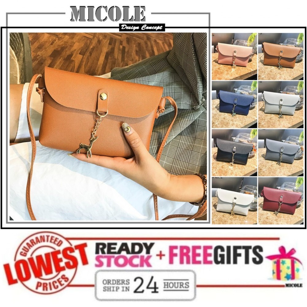Ready Stock >>MICOLE Mini Shoulder Bag Handbag Women Sling Bag Beg SB2075 Ready Stock >>MICOLE Mini Shoulder Bag Handbag Women Sling Bag Beg SB2075
