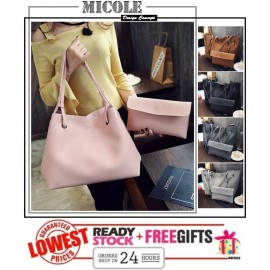 image of READY STOCK >> MICOLE 2 in 1 Shoulder Bag Handbag Women Sling Bag Beg BS3001