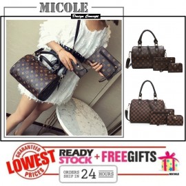 image of Ready Stock>>MICOLE 3 IN 1 Handbag Set Shoulder Bag Sling Bag Purse BS3027