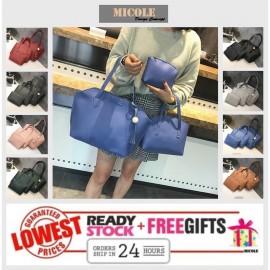 image of Ready Stock>> MICOLE 3 IN 1 Shoulder Bag Handbag Women Sling Bag Beg BS3018