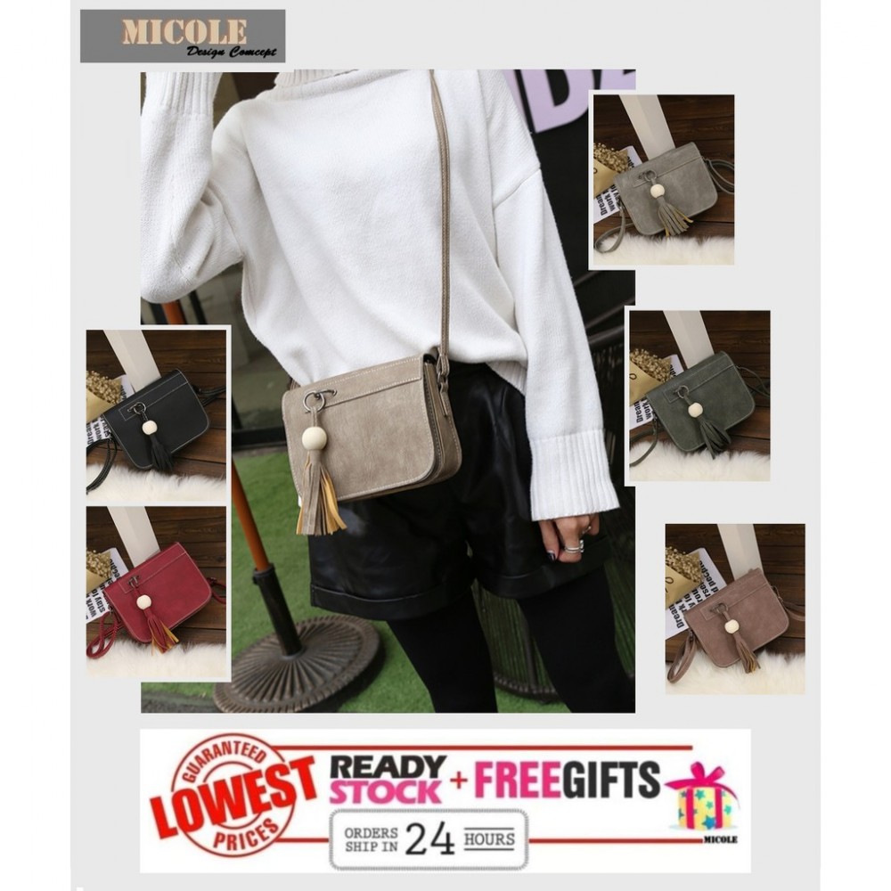 READY STOCK>> MICOLE Korean Shoulder Bag Handbag Women Sling Bag Beg SB2020 READY STOCK>> MICOLE Korean Shoulder Bag Handbag Women Sling Bag Beg SB2020