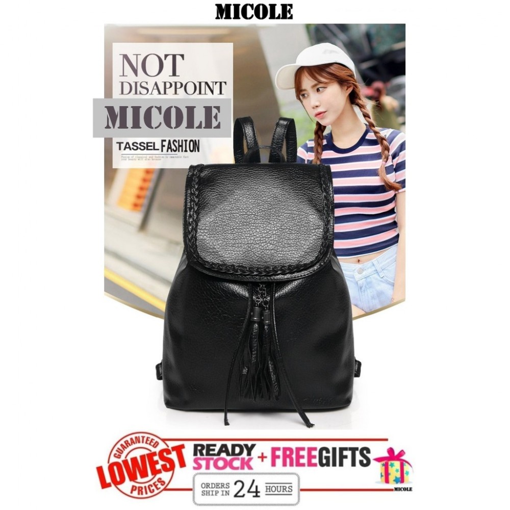 Ready Stock >> MICOLE Casual Backpack Travel Bag Pack Beg Bags Women BP1004 Ready Stock >> MICOLE Casual Backpack Travel Bag Pack Beg Bags Women BP1004