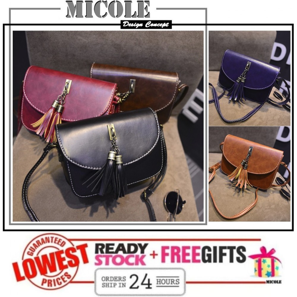 Ready Stock>>MICOLE Korean Shoulder Bag Handbag Women Sling Bag Beg SB2062 Ready Stock>>MICOLE Korean Shoulder Bag Handbag Women Sling Bag Beg SB2062
