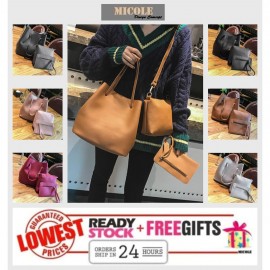 image of Ready Stock>> MICOLE 3 in 1 Shoulder Bag Handbag Women Sling Bag Beg BS3019
