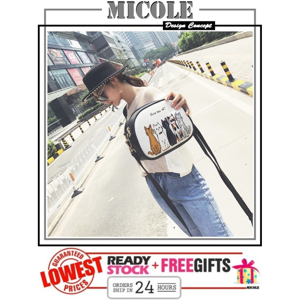 Ready Stock>> MICOLE Korean Shoulder Bag Handbag Women Sling Bag Beg SB2080 Ready Stock>> MICOLE Korean Shoulder Bag Handbag Women Sling Bag Beg SB2080
