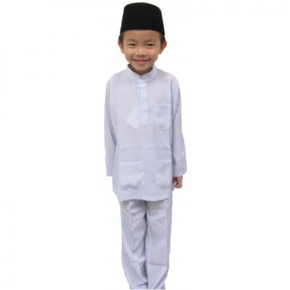 BAJU MELAYU PUTIH 