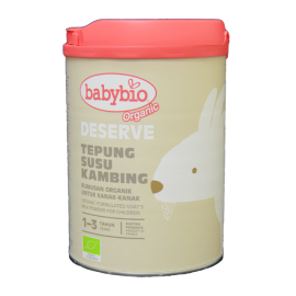 image of Babybio Deserve Formulated Goat’s Milk for Children (1-3 years), 900g (Babynat)