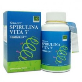 image of BIOGREEN Organic Spirulina Vita 7 有机螺旋藻元素7 (600pcs x 200mg) (Halal)