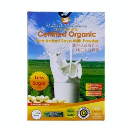 image of HEALTH PARADISE Organic pure instant Soya Milk Powder (Less Sugar) 500g