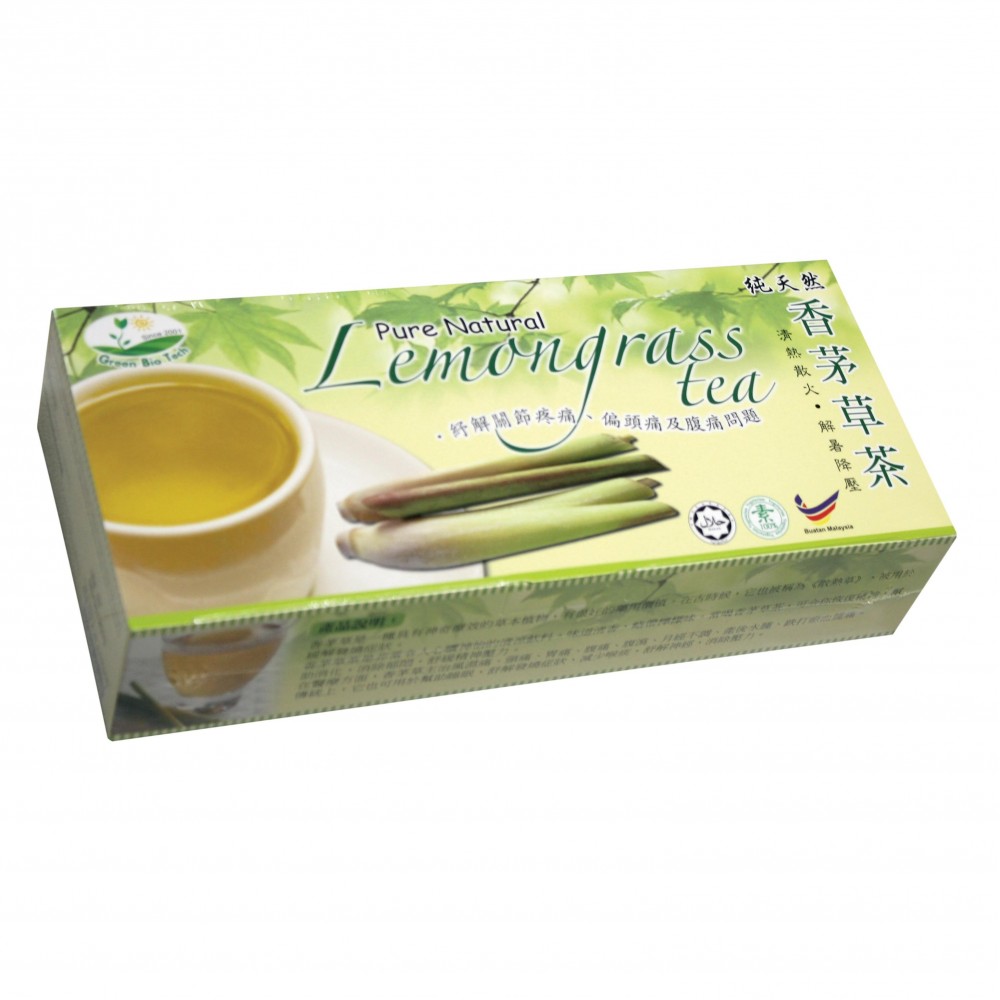 Green Bio Tech Lemongrass Tea 香茅草茶 40g (2g x 20 Sachets) Green Bio Tech Lemongrass Tea 香茅草茶 40g (2g x 20 Sachets)