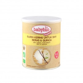 image of Babybio Dry Cereal for Infant (Rice & Quinoa)220g*New packing of Organic First Flavor Cereal *