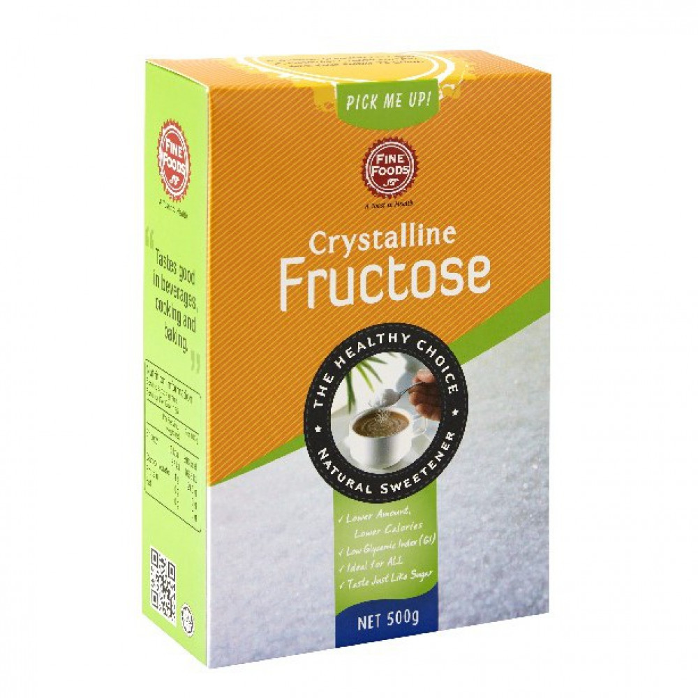 Fine Foods Crystalline Fructose Single pack (500g) or (4g x 50 sachets) Fine Foods Crystalline Fructose Single pack (500g) or (4g x 50 sachets)