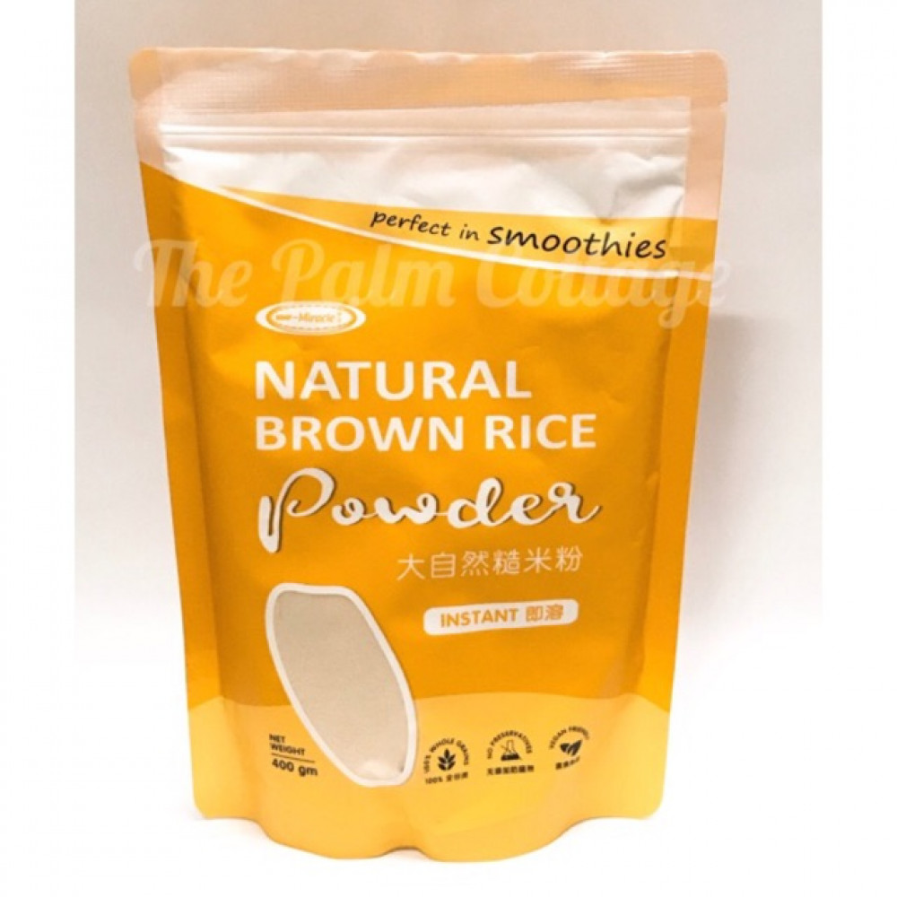 Miracle Natural Brown Rice Powder 天然糙米粉 400g Miracle Natural Brown Rice Powder 天然糙米粉 400g
