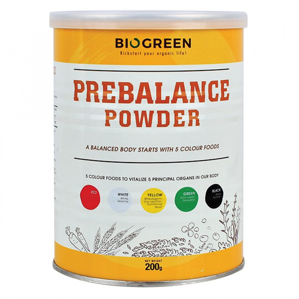 Biogreen Prebalance Powder 200G 五色三宝粉 ( Exp Dec2021) Biogreen Prebalance Powder 200G 五色三宝粉 ( Exp Dec2021)