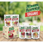 Sunblast 100% Organic Juice 200ml x 10