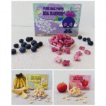 MommyJ Pure Rice Puff ( BANANA / APPLE / BLUEBERRY) 50g( 10g x 5 sachet packs )