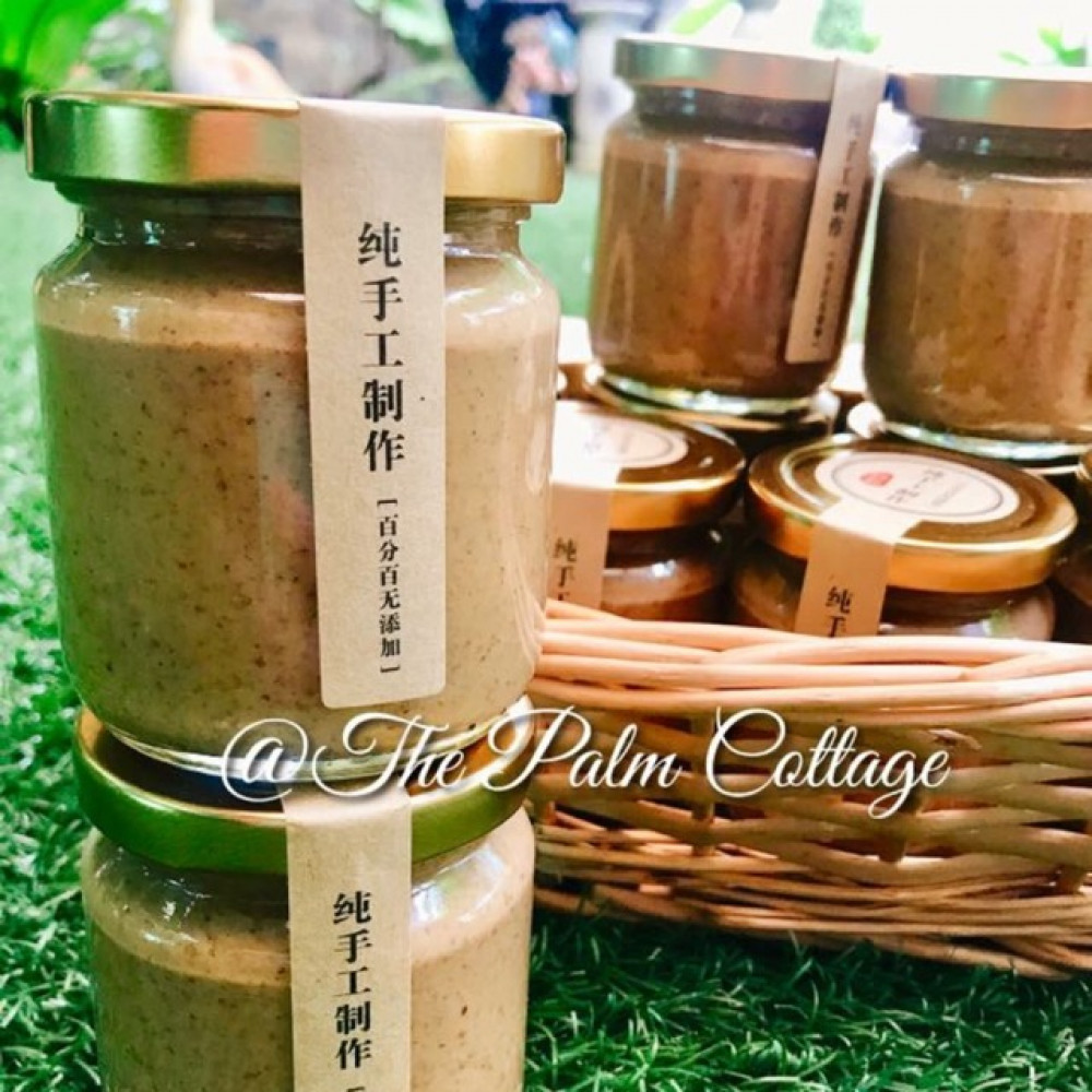 100% Pure Almond Spread 纯杏仁酱 200g “HOMEMADE “ 100% Pure Almond Spread 纯杏仁酱 200g “HOMEMADE “