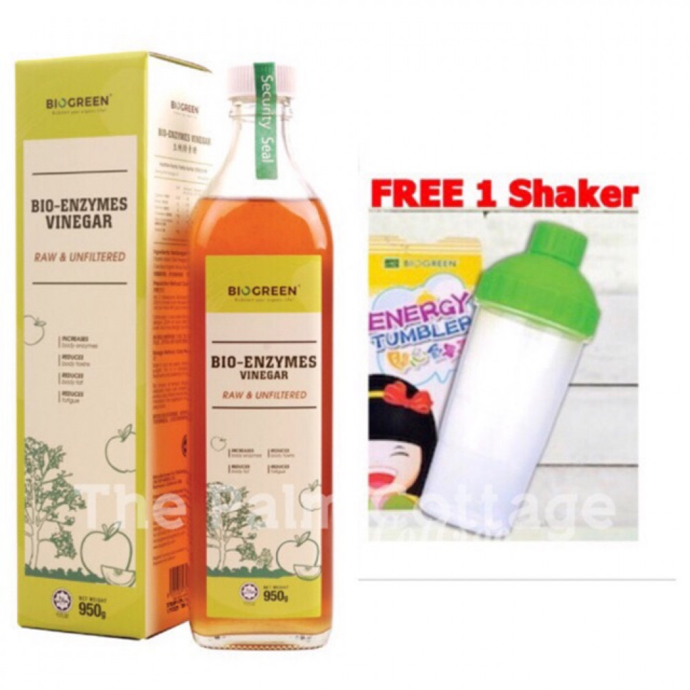 Biogreen Bio-Enzymes Vinegar 950ML ( Free 1 Shaker) Biogreen Bio-Enzymes Vinegar 950ML ( Free 1 Shaker)