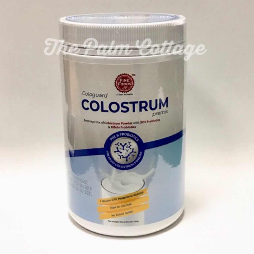 FINE FOODS Cologuard Colostrum Premix (500g) Expiry Date JUN2021 FINE FOODS Cologuard Colostrum Premix (500g) Expiry Date JUN2021