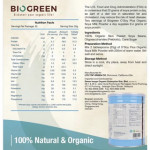 Biogreen O'Soy Plus Organic Low Cane Sugar Soya Milk Powder (HALAL) 800G