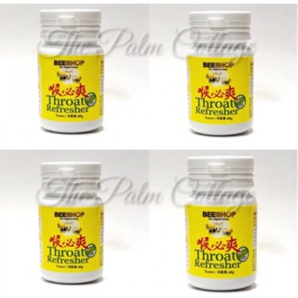 The Bee Shop Throat Refresher 喉必爽 30g X 4bottles The Bee Shop Throat Refresher 喉必爽 30g X 4bottles