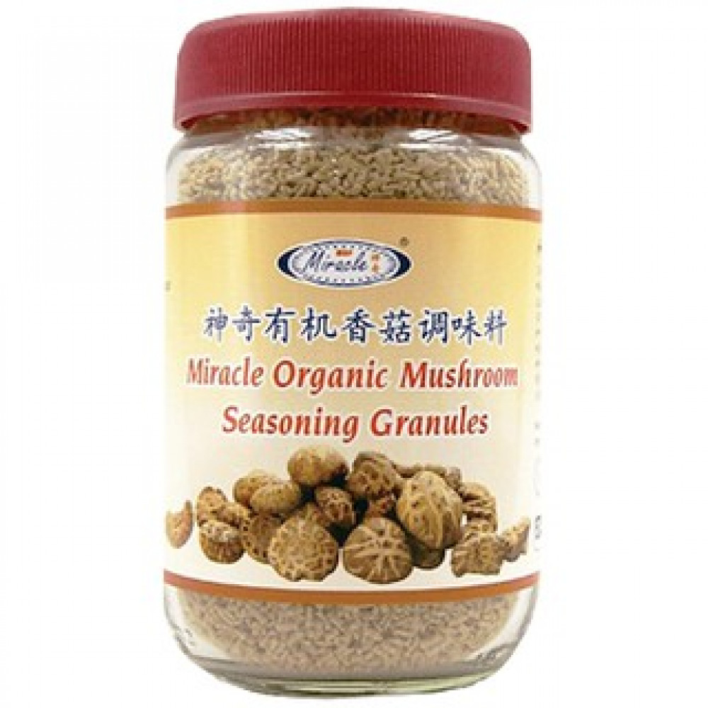 MHP Miracle Organic Mushroom Seasoning Granules 180g 神奇有机香菇调味料 - HALAL MHP Miracle Organic Mushroom Seasoning Granules 180g 神奇有机香菇调味料 - HALAL