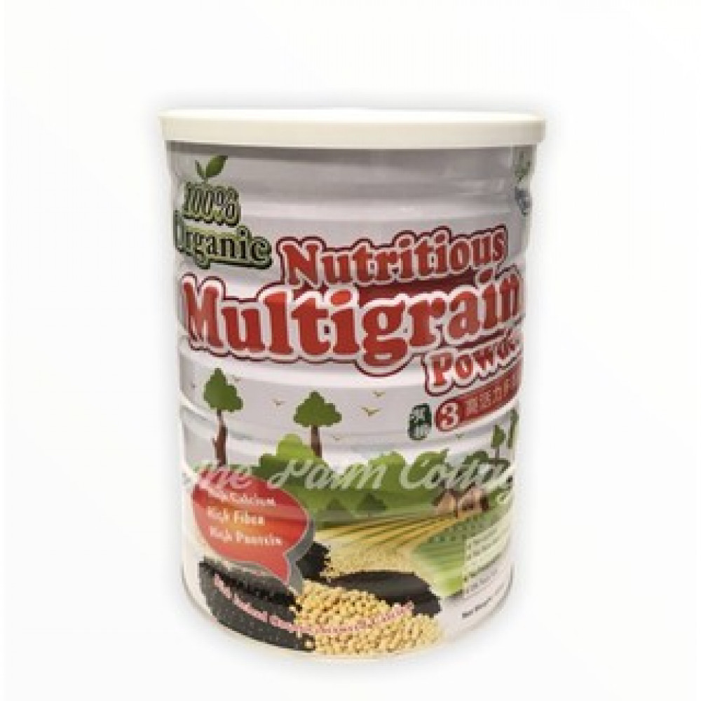 100% ORGANIC Nutritious Multigrain Powder 有机3高活力多榖奶 850g