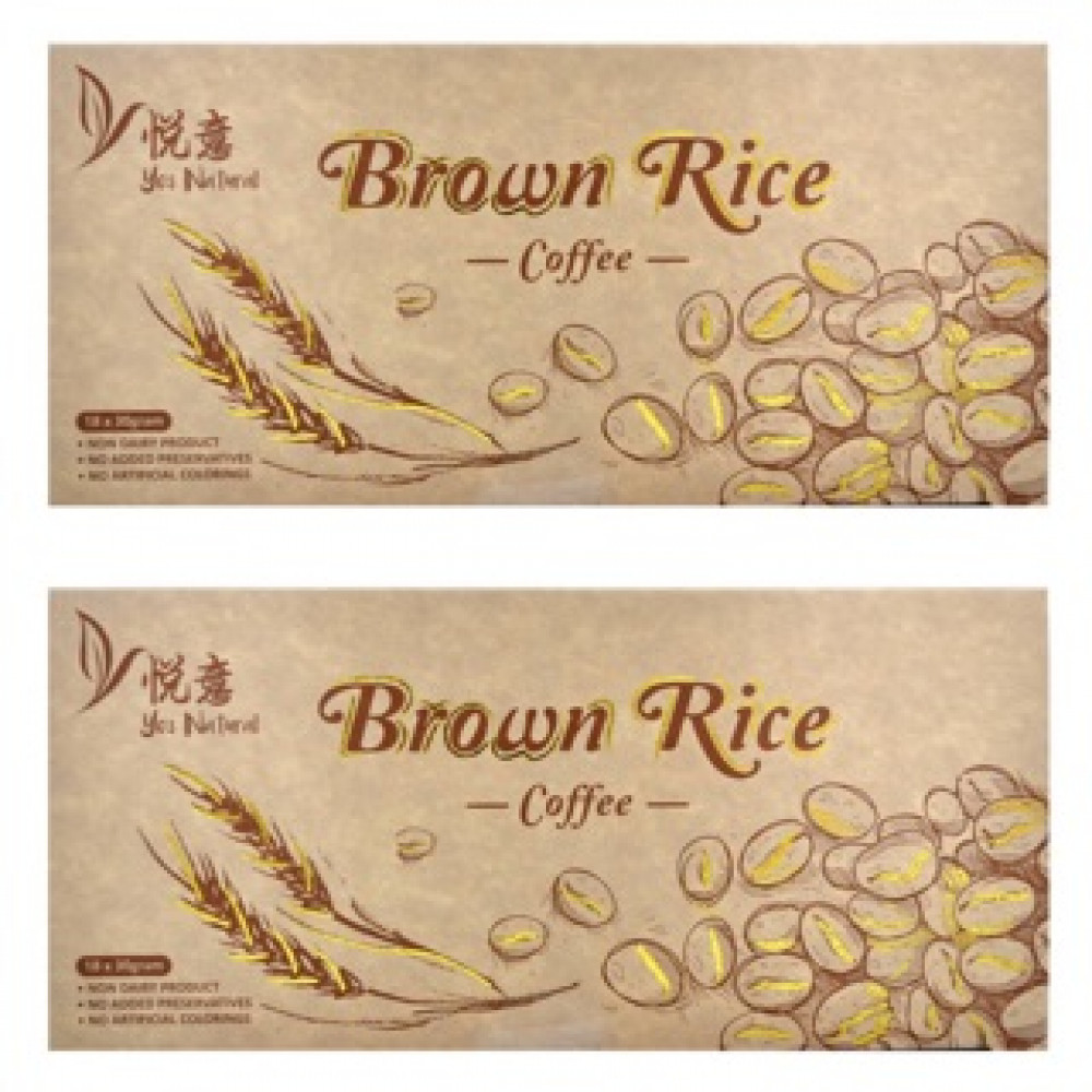 [Twin Pack] YES NATURAL Brown Rice Coffee (30g x 18 sac) X 2 Boxes (Expiry DATE Aug 2022