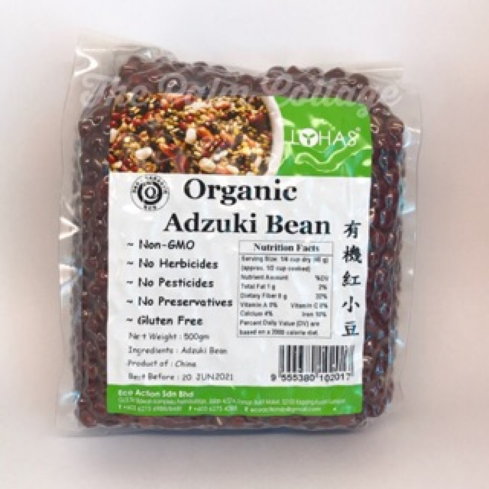 LOHAS Organic Adzuki Bean 有机红小豆 500g