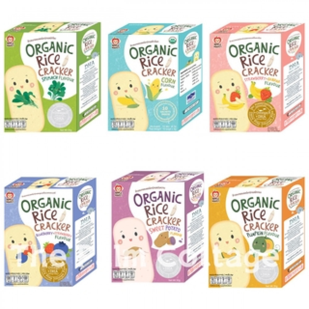 Apple Monkey Organic Rice Cracker Apple Monkey Organic Rice Cracker